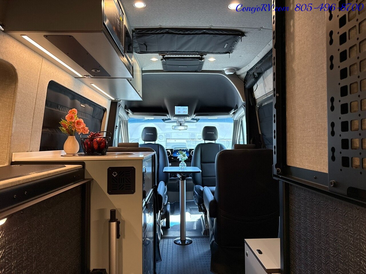 2026 Outside Van Overnight Pop Top Quad Captains Seats 620AH Lithionics  Lithium System Adventure Van - Photo 24 - Thousand Oaks, CA 91360