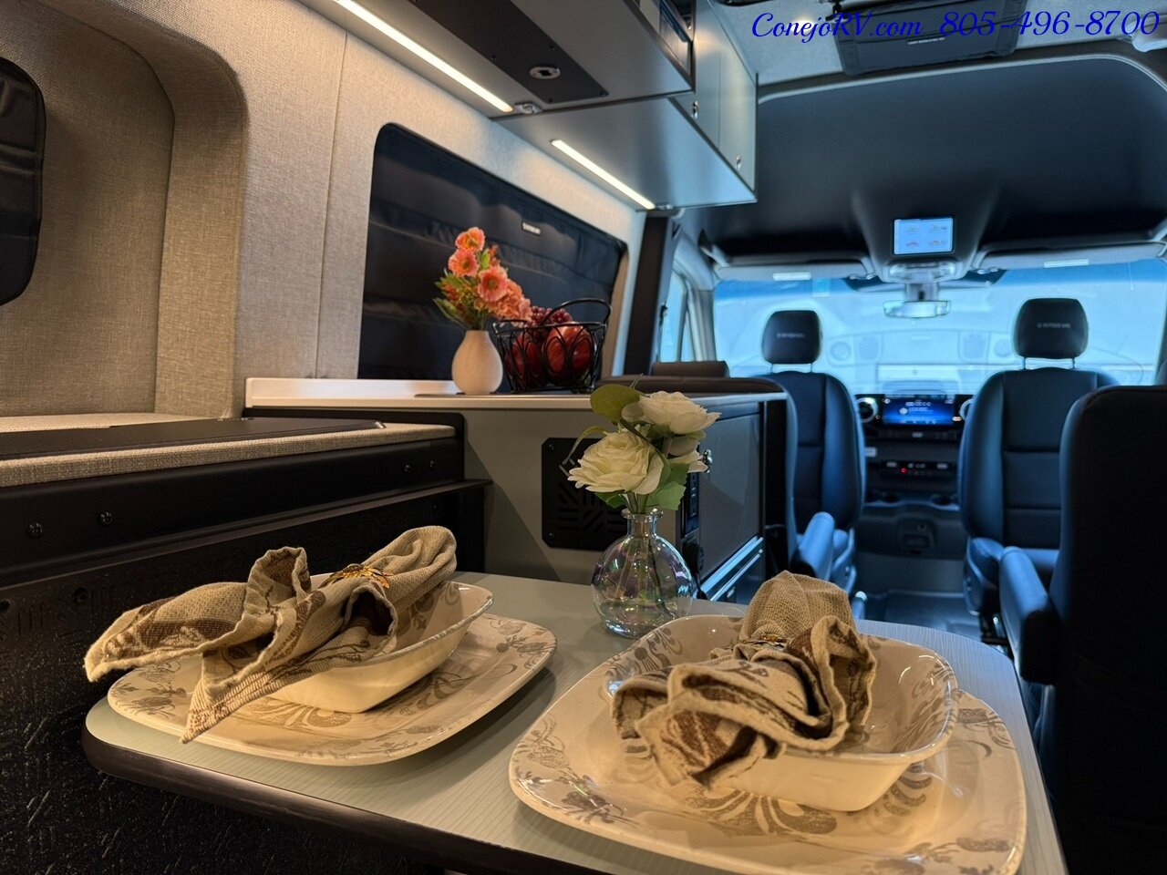 2026 Outside Van Overnight Pop Top Quad Captains Seats 620AH Lithionics  Lithium System Adventure Van - Photo 14 - Thousand Oaks, CA 91360