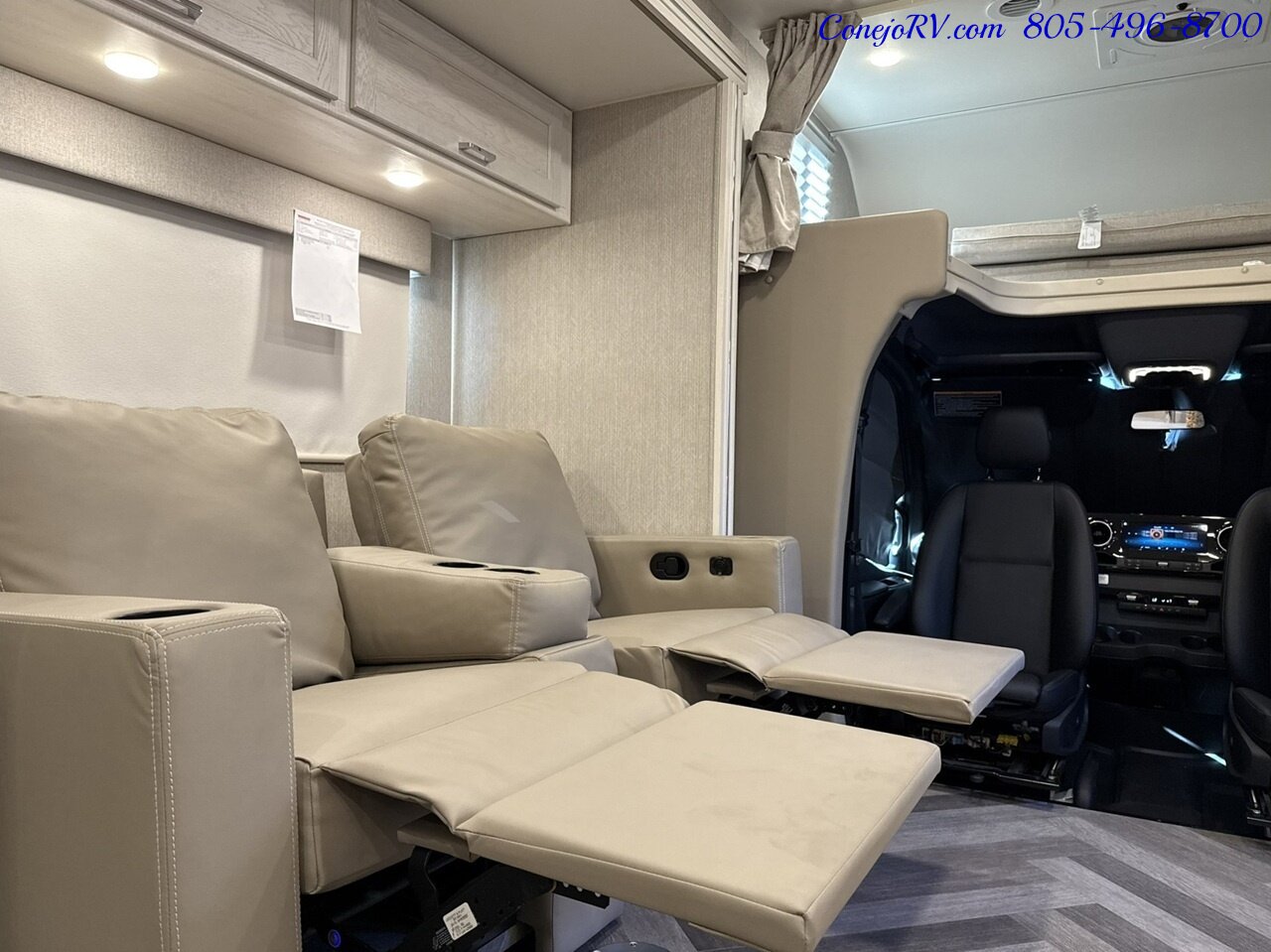 2024 Winnebago Vita 24P Full Wall Slide-Out Theater Seats Mercedes Turbo Diesel 6K Miles - Photo 27 - Thousand Oaks, CA 91360
