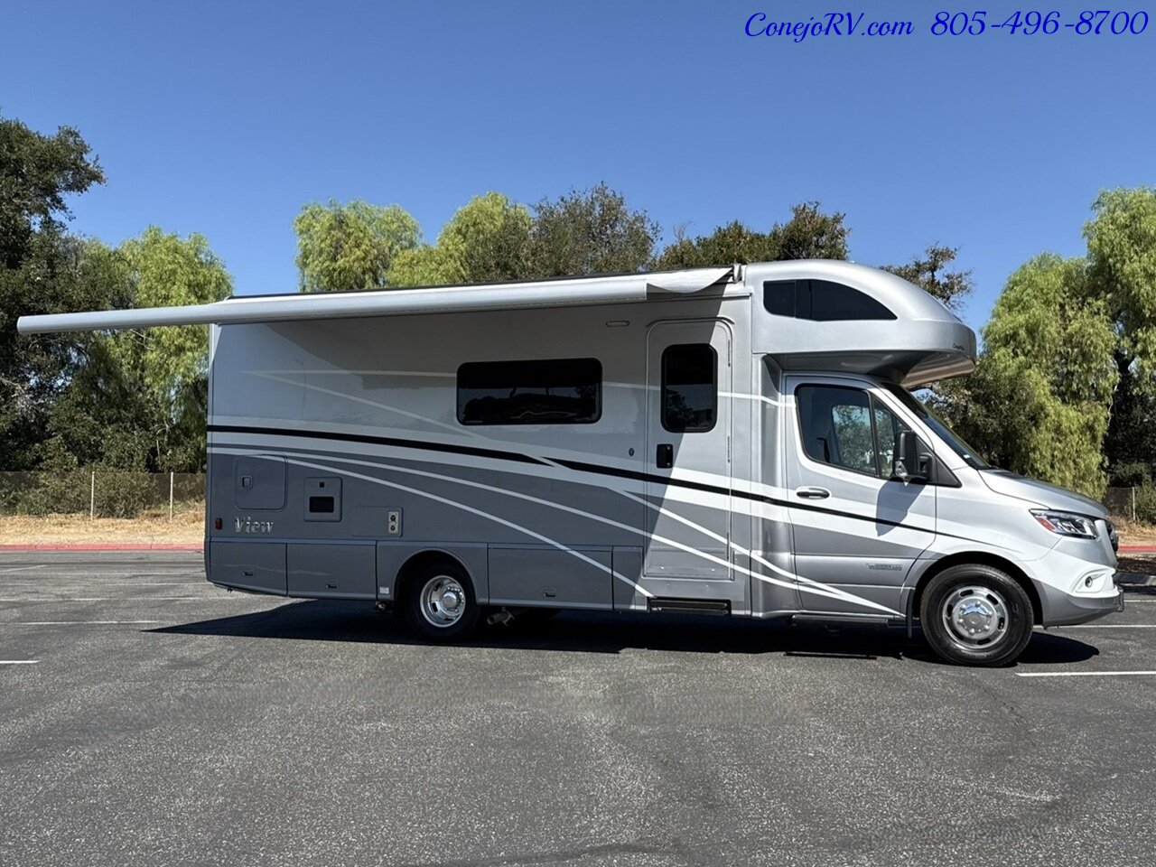 2024 Winnebago View 24D Full Wall Slide-Out Mercedes Turbo Diesel Full Body Paint - Photo 51 - Thousand Oaks, CA 91360