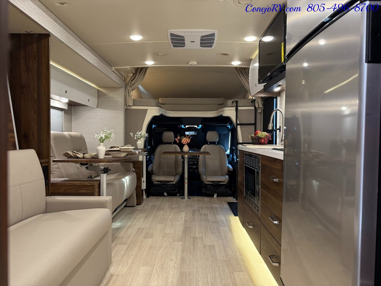 2024 Winnebago View 24D Full Wall Slide-Out Mercedes Turbo Diesel Full Body Paint - Photo 26 - Thousand Oaks, CA 91360