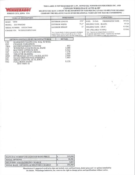 2024 Winnebago View 24D Full Wall Slide-Out Mercedes Turbo Diesel Full Body Paint - Photo 54 - Thousand Oaks, CA 91360