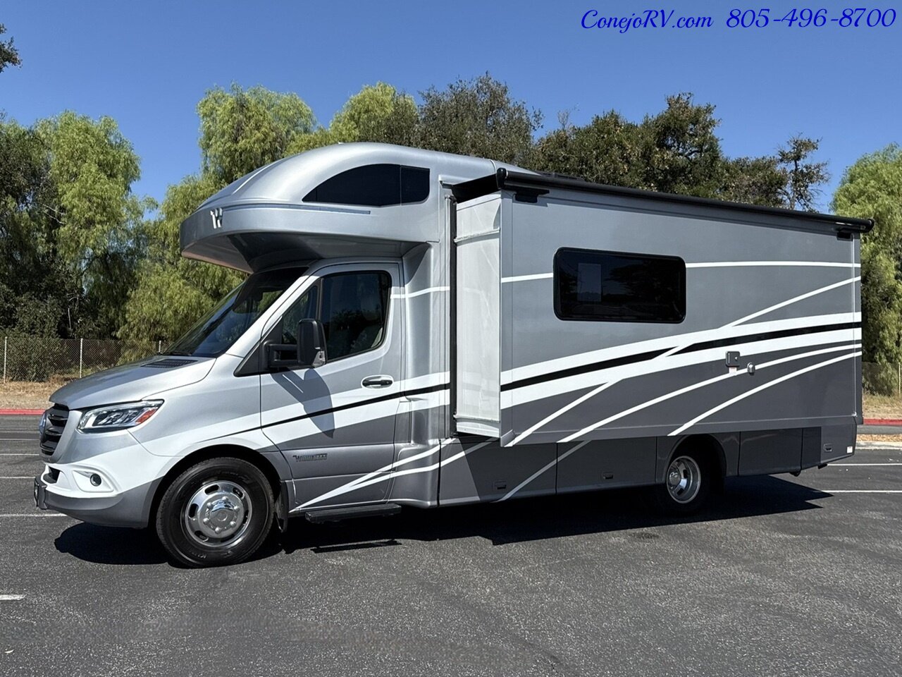 2024 Winnebago View 24D Full Wall Slide-Out Mercedes Turbo Diesel Full Body Paint - Photo 1 - Thousand Oaks, CA 91360