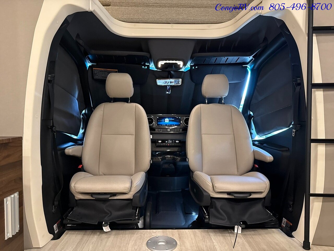 2024 Winnebago View 24D Full Wall Slide-Out Mercedes Turbo Diesel Full Body Paint - Photo 33 - Thousand Oaks, CA 91360