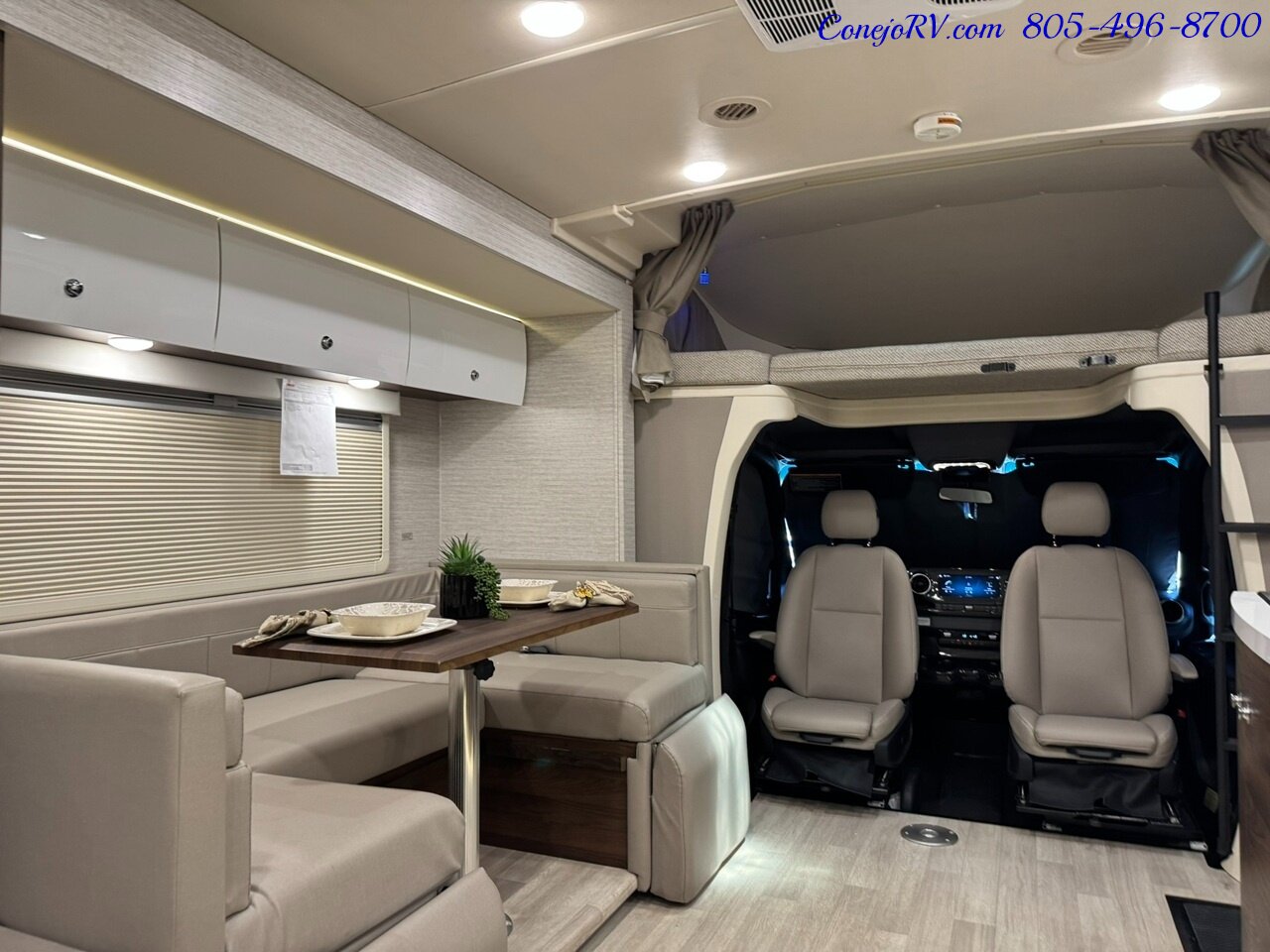 2023 Winnebago View 24DD Full Wall Slide-Out Mercedes Turbo Diesel  Full Body Paint 8K Miles - Photo 28 - Thousand Oaks, CA 91360