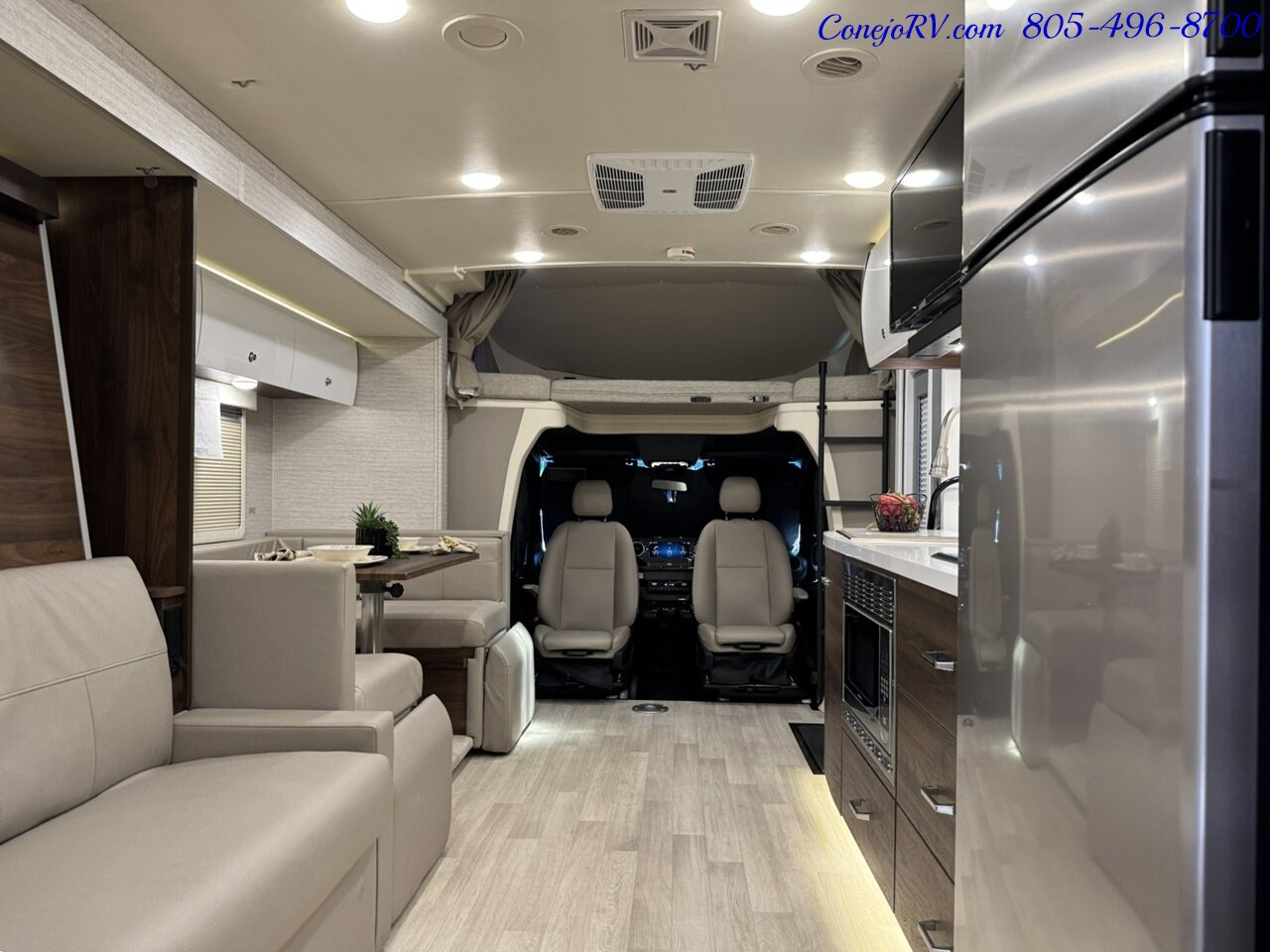 2023 Winnebago View 24DD Full Wall Slide-Out Mercedes Turbo Diesel  Full Body Paint 8K Miles - Photo 25 - Thousand Oaks, CA 91360