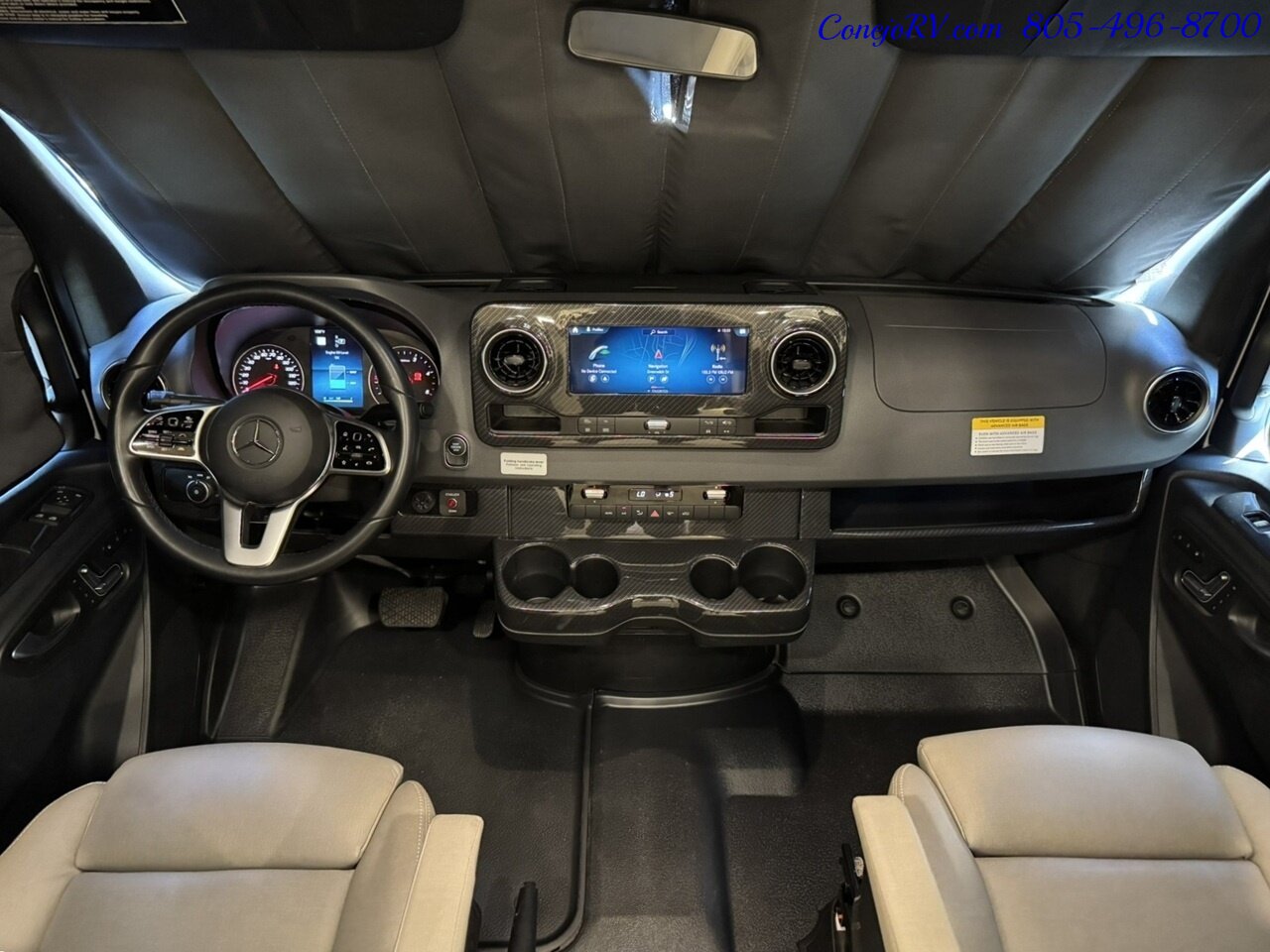 2023 Winnebago View 24DD Full Wall Slide-Out Mercedes Turbo Diesel  Full Body Paint 8K Miles - Photo 33 - Thousand Oaks, CA 91360