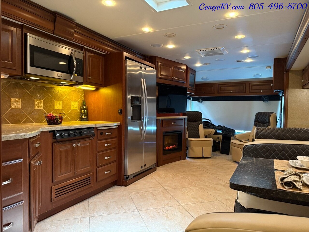 2014 Thor Tuscany 40EX Cummins ISB Diesel Engine Triple Slide Outs King  Bed Bath & 1/2 Full Body Paint 34K Miles - Photo 37 - Thousand Oaks, CA 91360