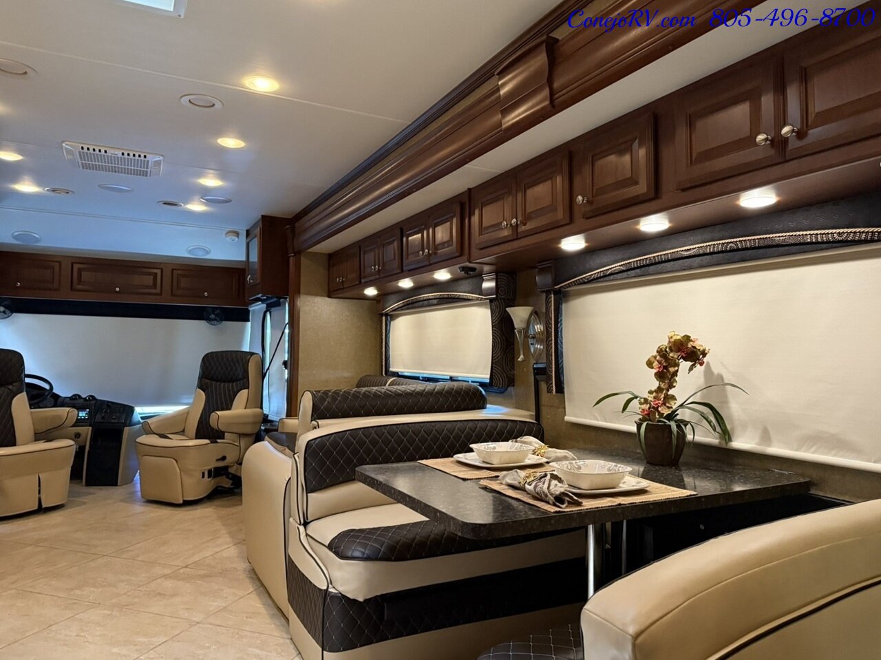 2014 Thor Tuscany 40EX Cummins ISB Diesel Engine Triple Slide Outs King  Bed Bath & 1/2 Full Body Paint 34K Miles - Photo 38 - Thousand Oaks, CA 91360