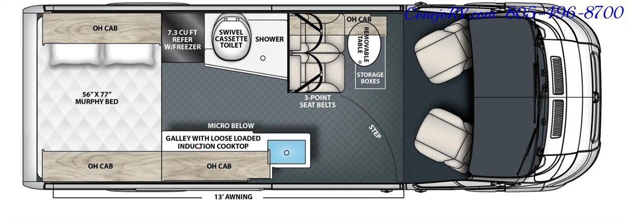 2026 Coachmen Pixel P 2.0M Murphy Bed Pop Top - Photo 47 - Thousand Oaks, CA 91360