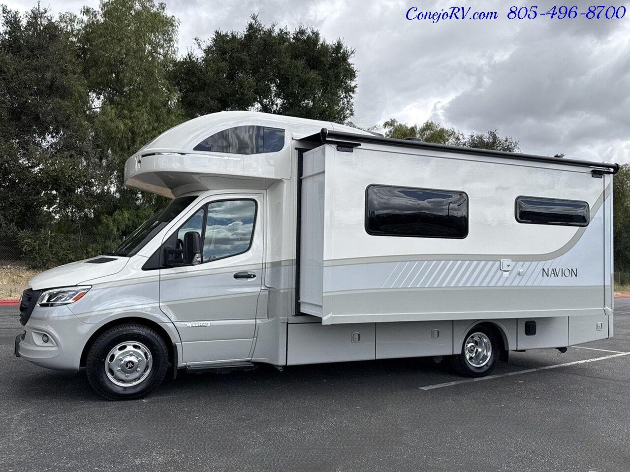 2027 Winnebago Navion 24D Full Wall Slide Murphy Bed Mercedes Turbo Diesel Full Body Paint - Photo 1 - Thousand Oaks, CA 91360