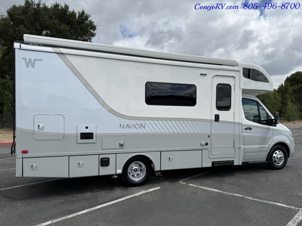 2027 Winnebago Navion 24D Full Wall Slide Murphy Bed Mercedes Turbo Diesel Full Body Paint - Photo 4 - Thousand Oaks, CA 91360