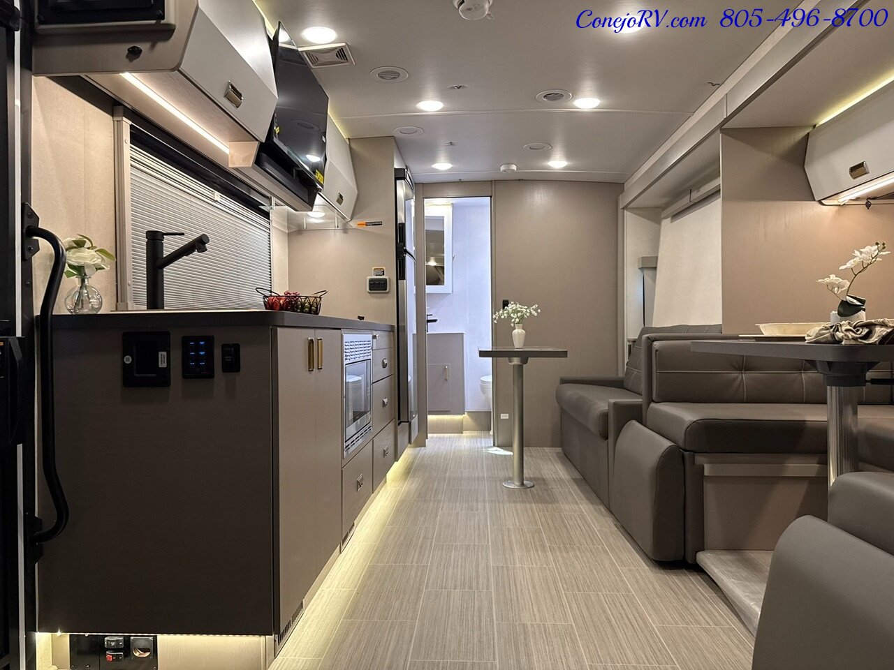 2027 Winnebago Navion 24D Full Wall Slide Murphy Bed Mercedes Turbo Diesel Full Body Paint - Photo 5 - Thousand Oaks, CA 91360
