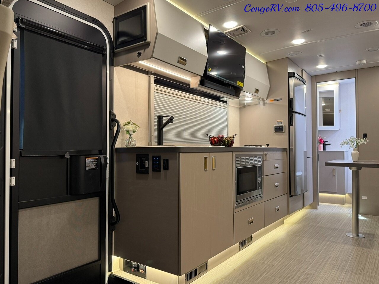 2027 Winnebago Navion 24D Full Wall Slide Murphy Bed Mercedes Turbo Diesel Full Body Paint - Photo 7 - Thousand Oaks, CA 91360