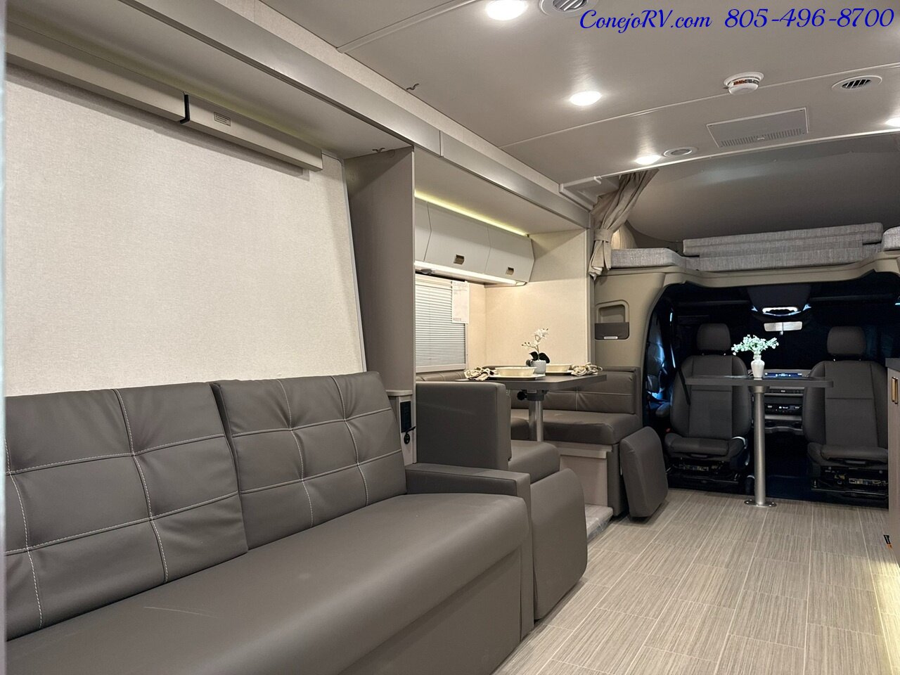 2027 Winnebago Navion 24D Full Wall Slide Murphy Bed Mercedes Turbo Diesel Full Body Paint - Photo 26 - Thousand Oaks, CA 91360