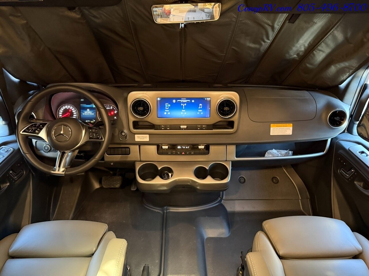 2027 Winnebago Navion 24D Full Wall Slide Murphy Bed Mercedes Turbo Diesel Full Body Paint - Photo 32 - Thousand Oaks, CA 91360