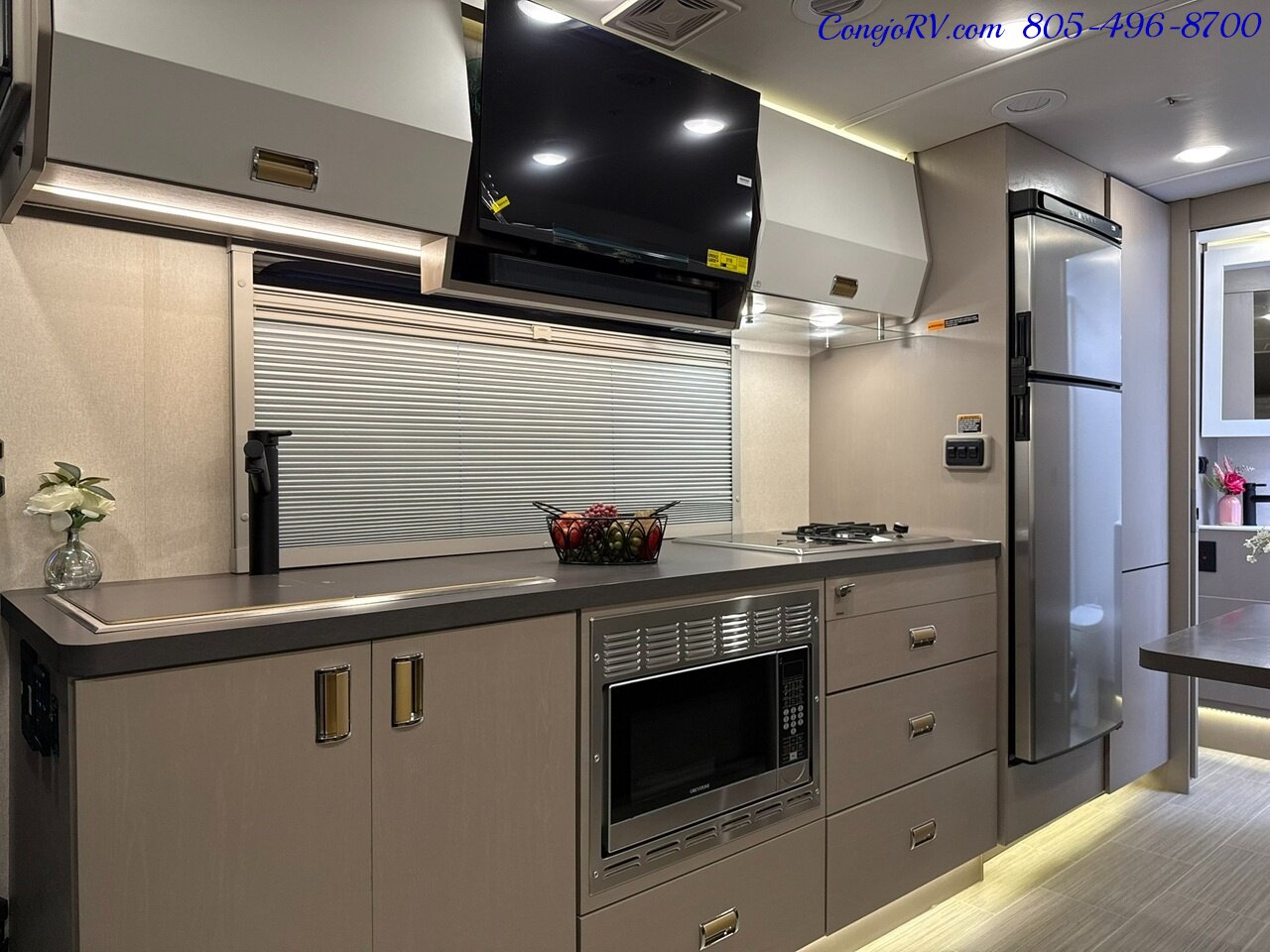2027 Winnebago Navion 24D Full Wall Slide Murphy Bed Mercedes Turbo Diesel Full Body Paint - Photo 14 - Thousand Oaks, CA 91360