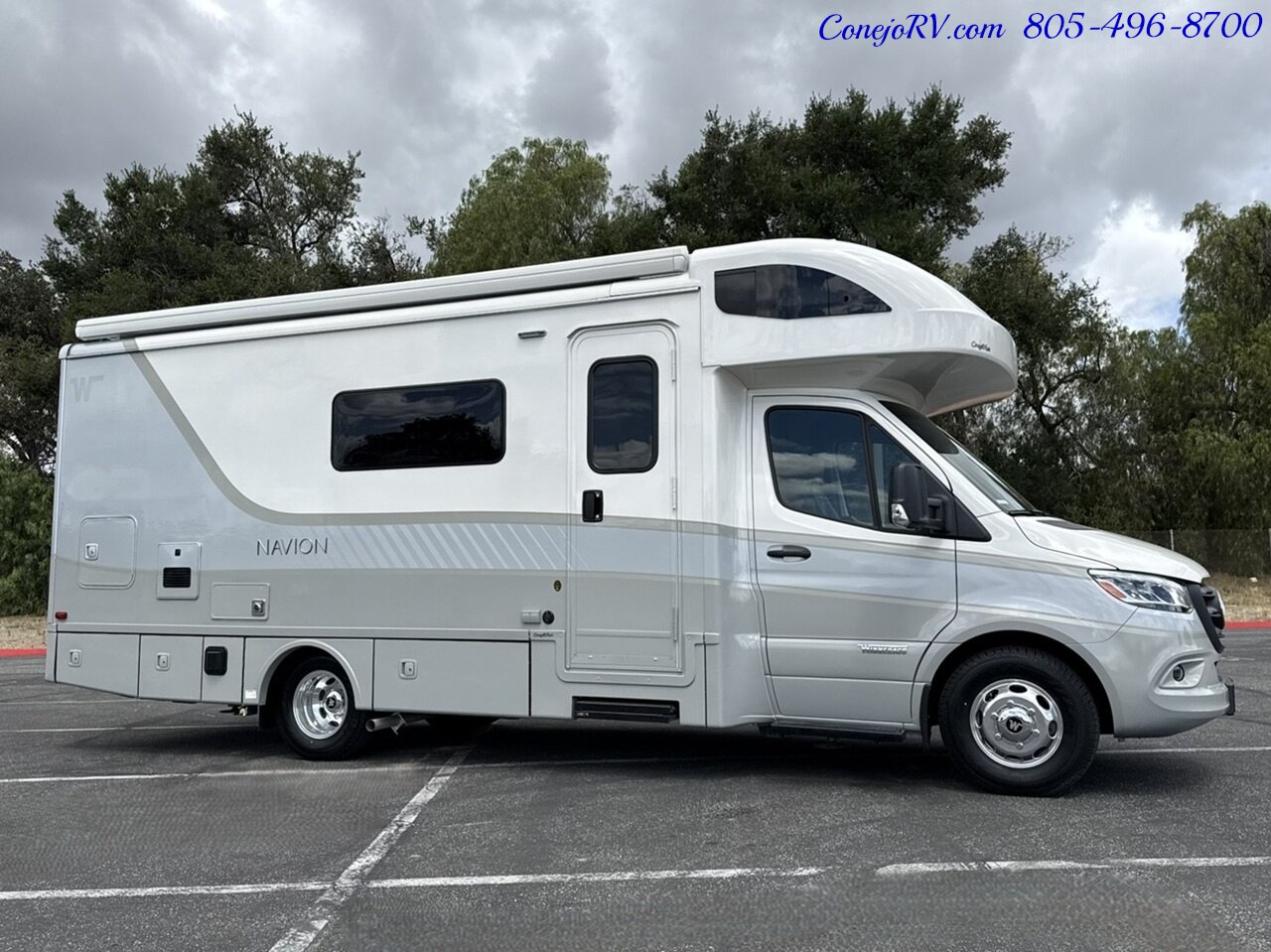 2027 Winnebago Navion 24D Full Wall Slide Murphy Bed Mercedes Turbo Diesel Full Body Paint - Photo 3 - Thousand Oaks, CA 91360