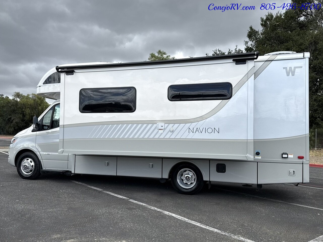 2027 Winnebago Navion 24D Full Wall Slide Murphy Bed Mercedes Turbo Diesel Full Body Paint - Photo 2 - Thousand Oaks, CA 91360