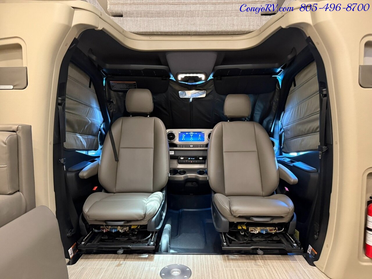 2027 Winnebago Navion 24D Full Wall Slide Murphy Bed Mercedes Turbo Diesel Full Body Paint - Photo 31 - Thousand Oaks, CA 91360
