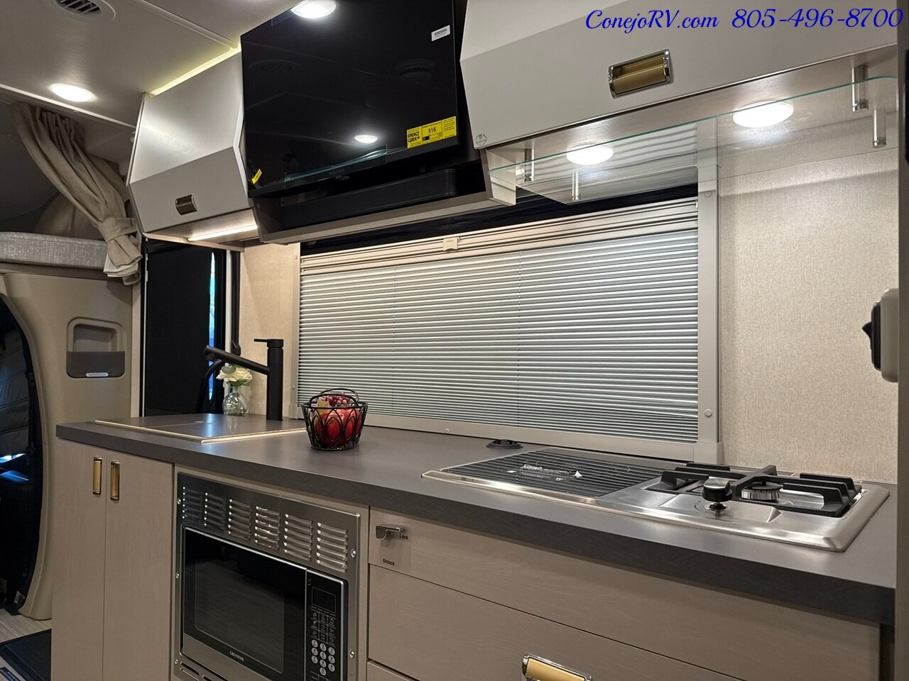 2027 Winnebago Navion 24D Full Wall Slide Murphy Bed Mercedes Turbo Diesel Full Body Paint - Photo 19 - Thousand Oaks, CA 91360