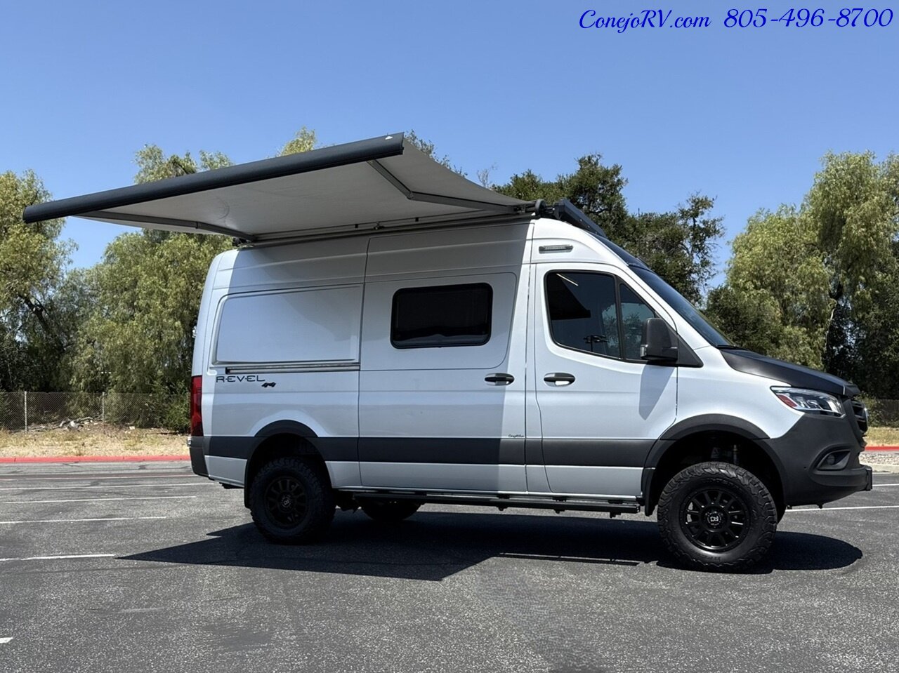 2022 Winnebago Revel 44E 4X4 Sprinter Mercedes Turbo Diesel Lithium  Batteries - Photo 41 - Thousand Oaks, CA 91360