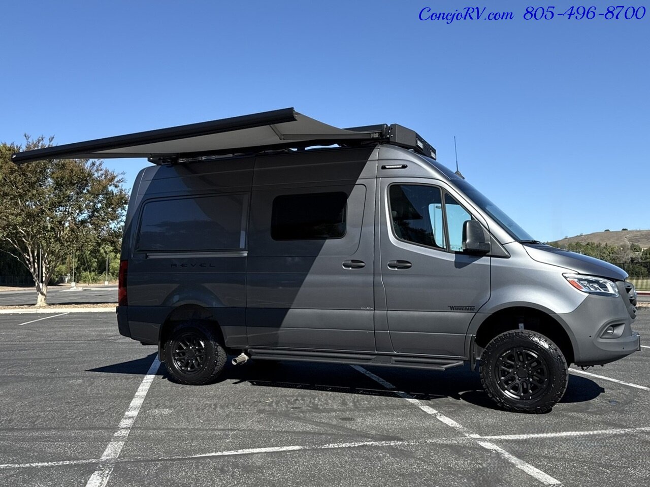2024 Winnebago Revel 44EC AWD Sprinter Mercedes Turbo Diesel, 16.8KWH  Lithionics System 15K Miles - Photo 42 - Thousand Oaks, CA 91360