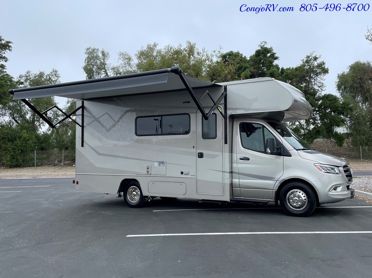 2024 WINNEBAGO Porto 24P Full Wall Slide Mercedes Turbo Diesel Cab Over  Loft Bed - Photo 43 - Thousand Oaks, CA 91360