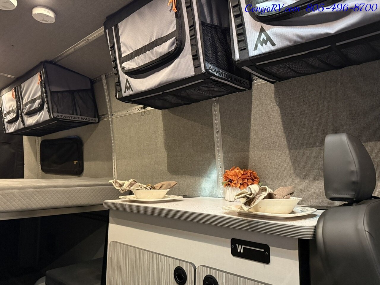 2023 Winnebago Adventure Wagon 70SE Mercedes Turbo Diesel Sprinter 2K Miles - Photo 9 - Thousand Oaks, CA 91360