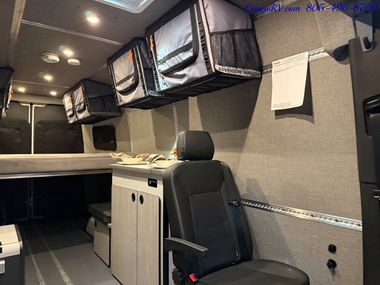 2023 Winnebago Adventure Wagon 70SE Mercedes Turbo Diesel Sprinter 2K Miles - Photo 6 - Thousand Oaks, CA 91360
