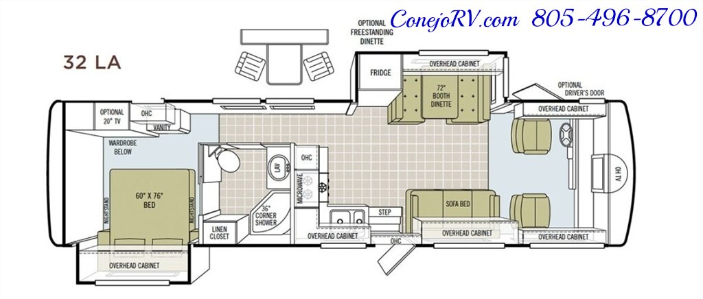 2008 Allegro Open Road 32LA Double Slide   - Photo 40 - Thousand Oaks, CA 91360