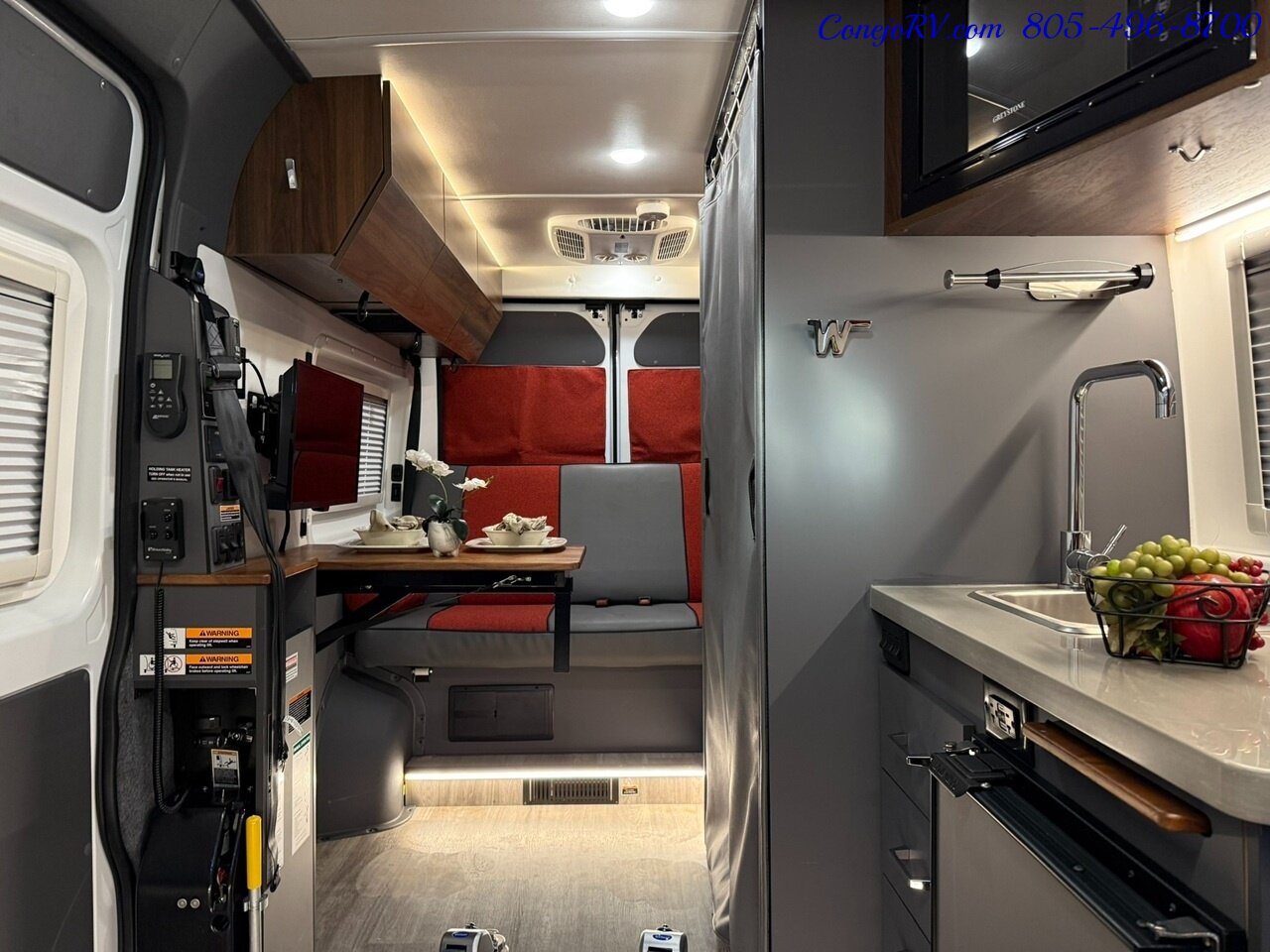 2023 Winnebago Roam 59RA Accessibility Power Lift Power Lounge Full Galley Custom Black Alloy Wheels - Photo 7 - Thousand Oaks, CA 91360