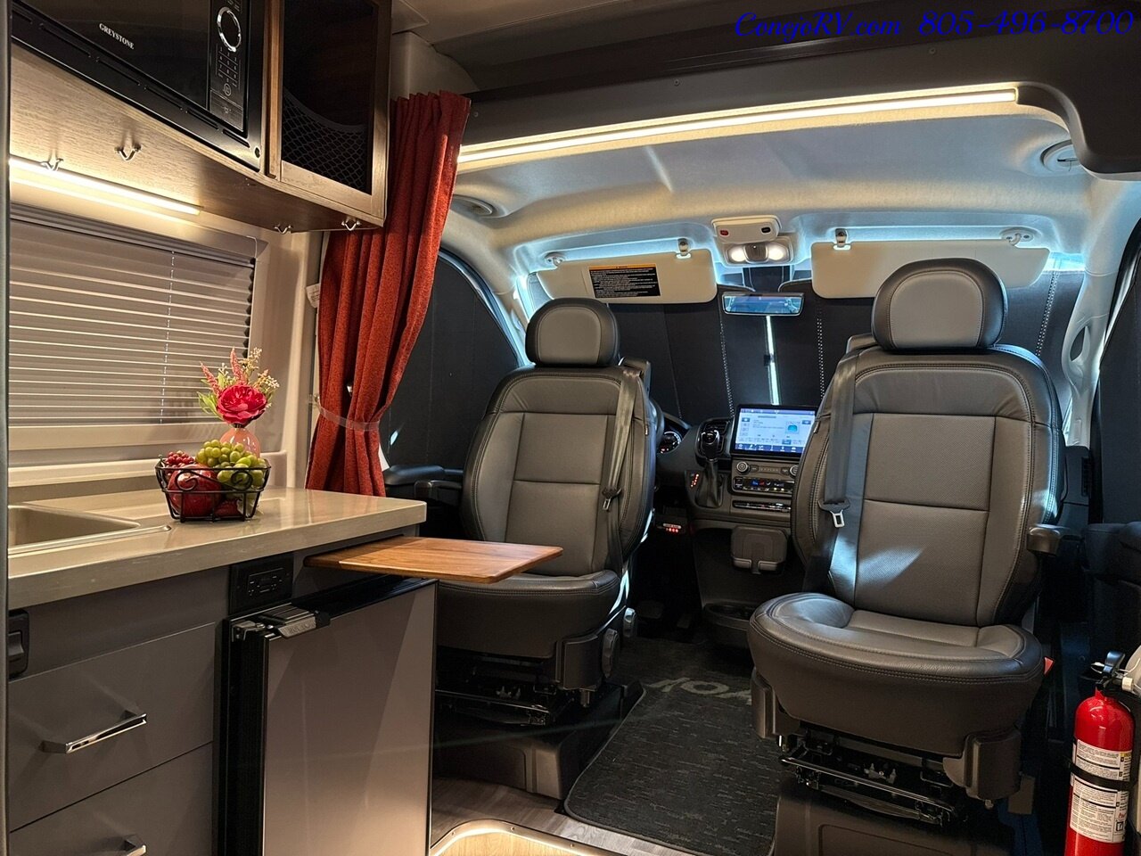 2023 Winnebago Roam 59RA Accessibility Power Lift Power Lounge Full Galley Custom Black Alloy Wheels - Photo 32 - Thousand Oaks, CA 91360
