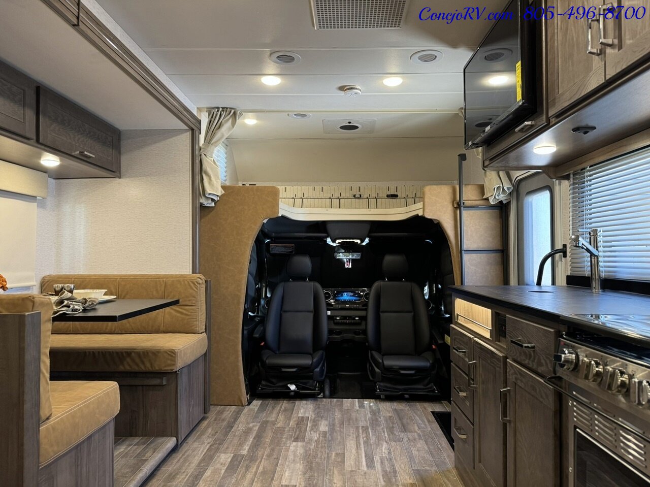 2025 Winnebago Porto 24P Full Wall Slide-Out Mercedes Turbo Diesel Full  Body Paint - Photo 27 - Thousand Oaks, CA 91360