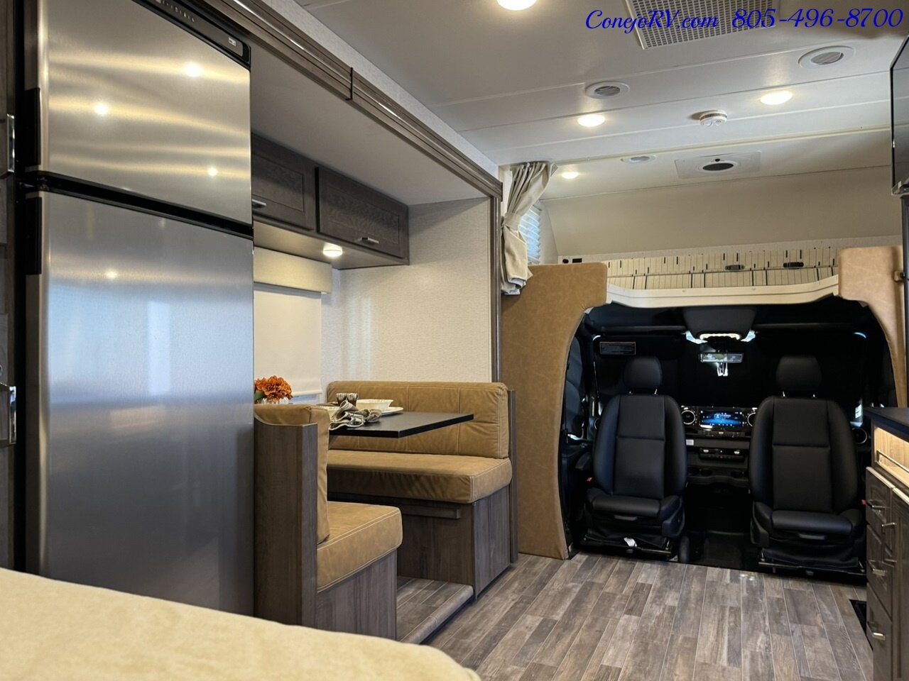 2025 Winnebago Porto 24P Full Wall Slide-Out Mercedes Turbo Diesel Full  Body Paint - Photo 26 - Thousand Oaks, CA 91360