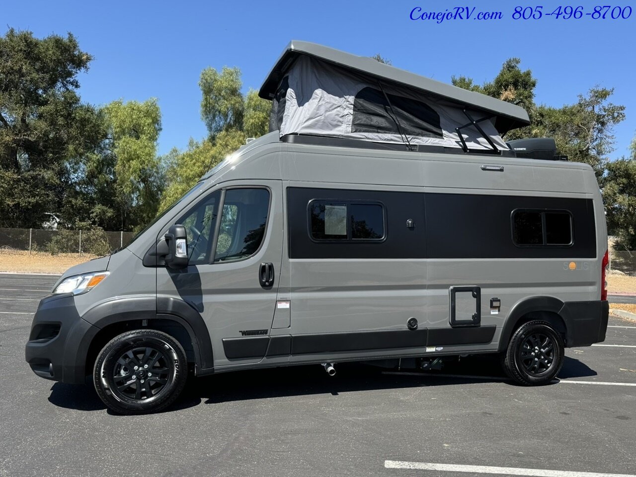 2025 Winnebago Solis 59P Pop Top Full Galley Convertible Couch Roof AC   - Photo 1 - Thousand Oaks, CA 91360