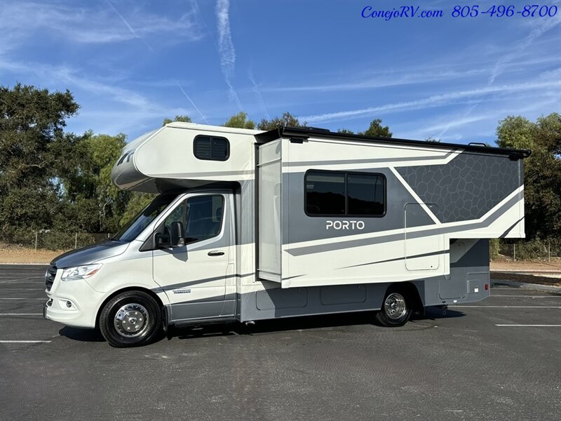 2025 Winnebago Porto 24P Full Wall Slide-Out Mercedes Turbo Diesel Full  Body Paint