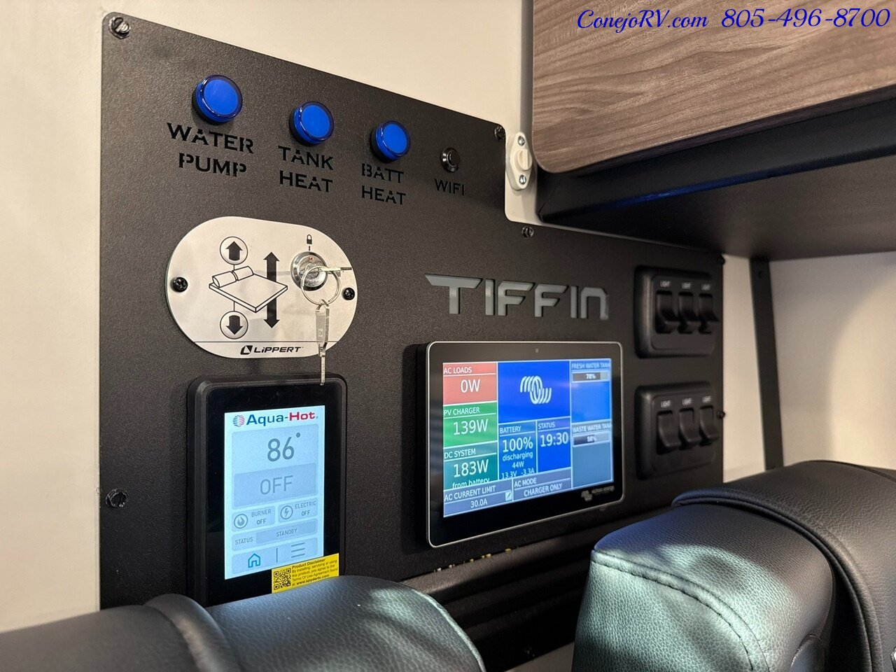 2026 Tiffin GH1 AWD Sprinter Mercedes Turbo Diesel 540AH Battle  Born Lithium Ion Kit - Photo 9 - Thousand Oaks, CA 91360