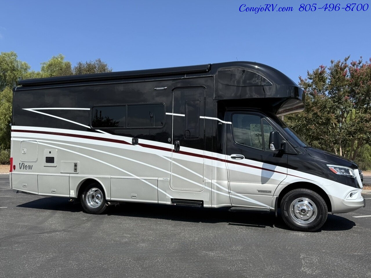 2020 Winnebago View 24D Full Wall Slide-Out Mercedes Turbo Diesel Full Body Paint 21K Miles Pre Covid Build - Photo 3 - Thousand Oaks, CA 91360