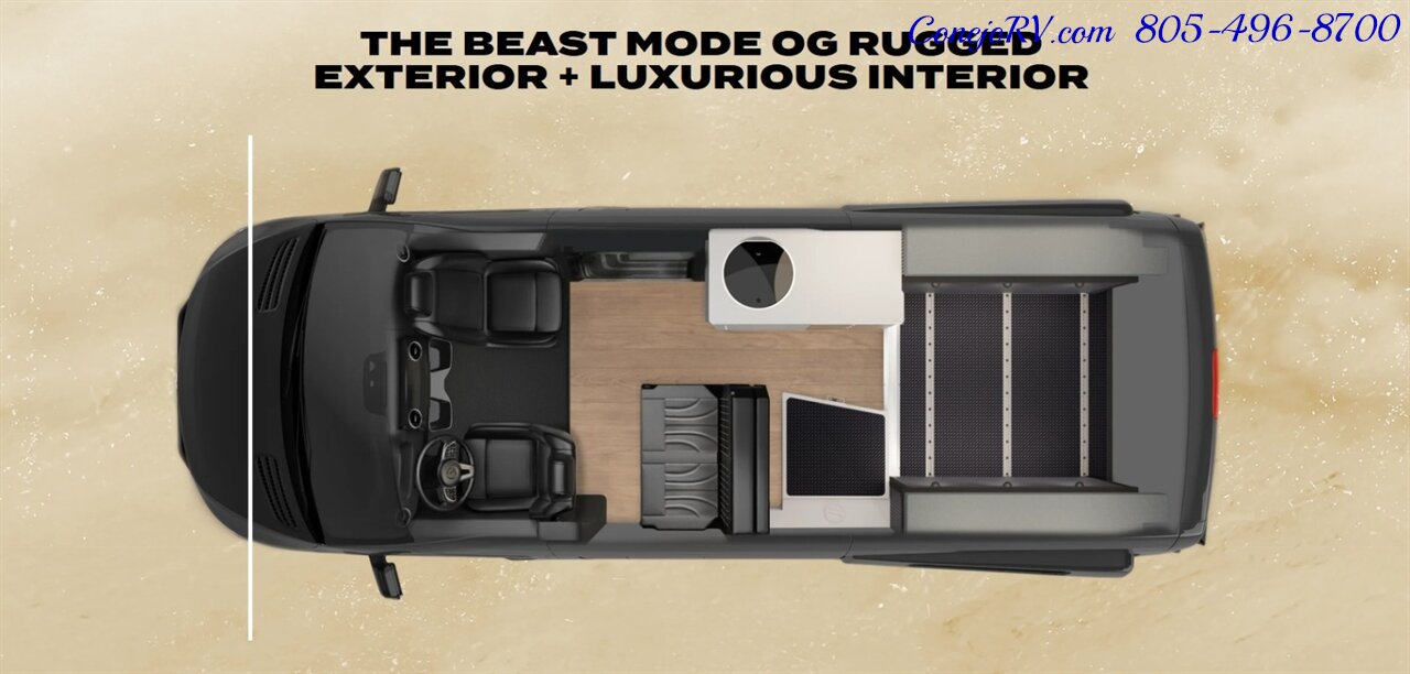 2025 Storyteller Overland Beast Mode OG AWD 16.8kWh Lithonics Lithium System Mercedes  Sprinter Turbo Diesel - Photo 47 - Thousand Oaks, CA 91360