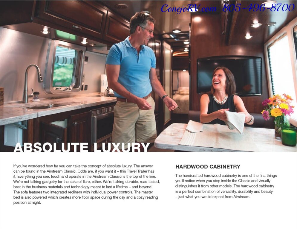 2020 Airstream Classic 33RB Theater Seats & Workspace Luxurious Travel Trailer   - Photo 46 - Thousand Oaks, CA 91360