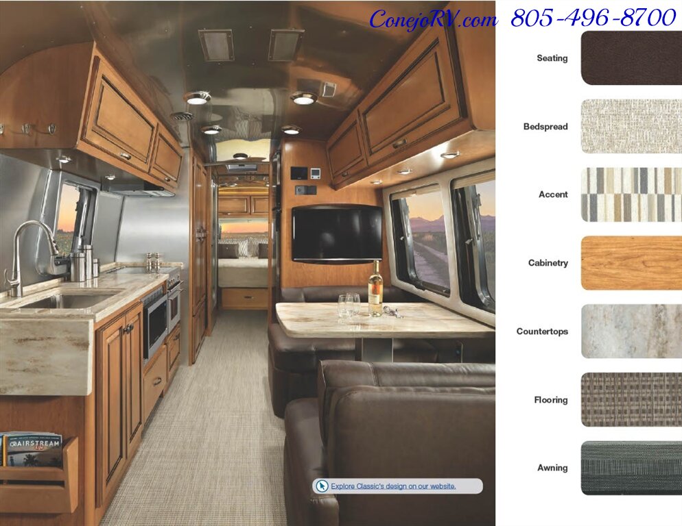 2020 Airstream Classic 33RB Theater Seats & Workspace Luxurious Travel Trailer   - Photo 59 - Thousand Oaks, CA 91360