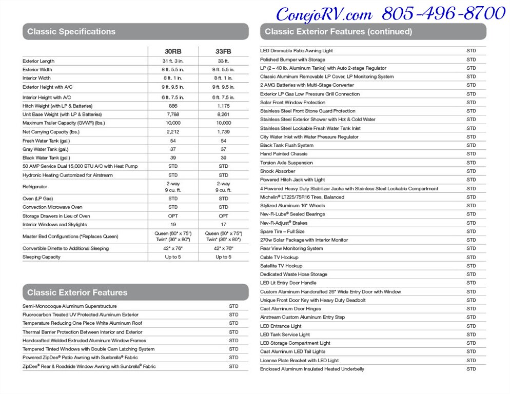 2020 Airstream Classic 33RB Theater Seats & Workspace Luxurious Travel Trailer   - Photo 60 - Thousand Oaks, CA 91360