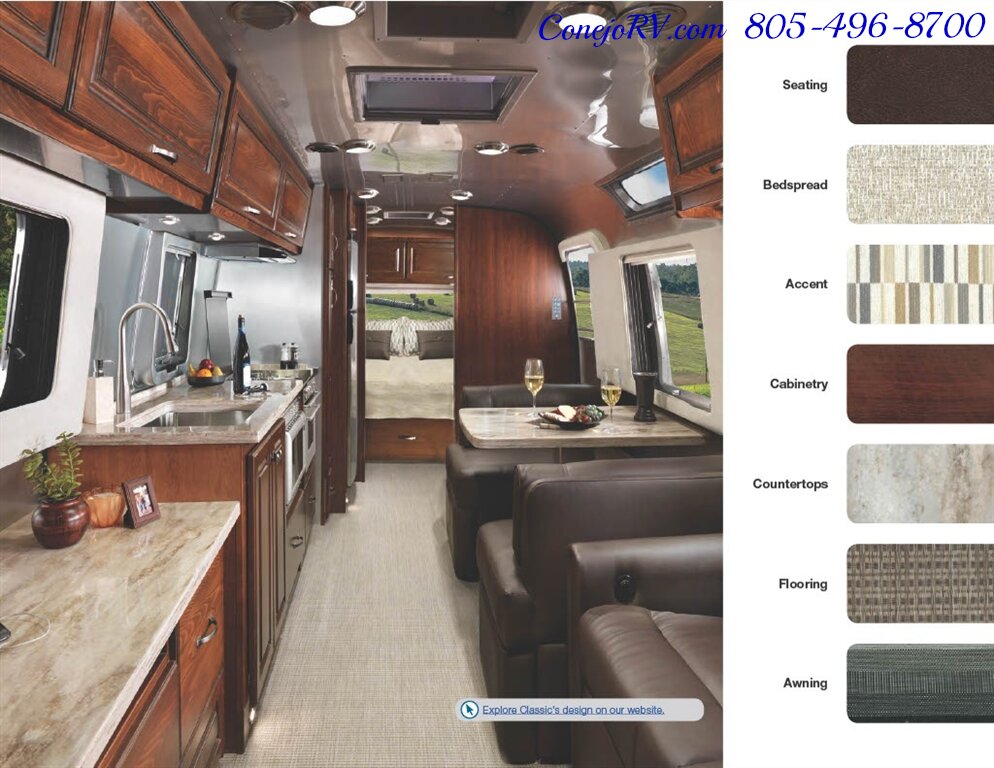 2020 Airstream Classic 33RB Theater Seats & Workspace Luxurious Travel Trailer   - Photo 55 - Thousand Oaks, CA 91360