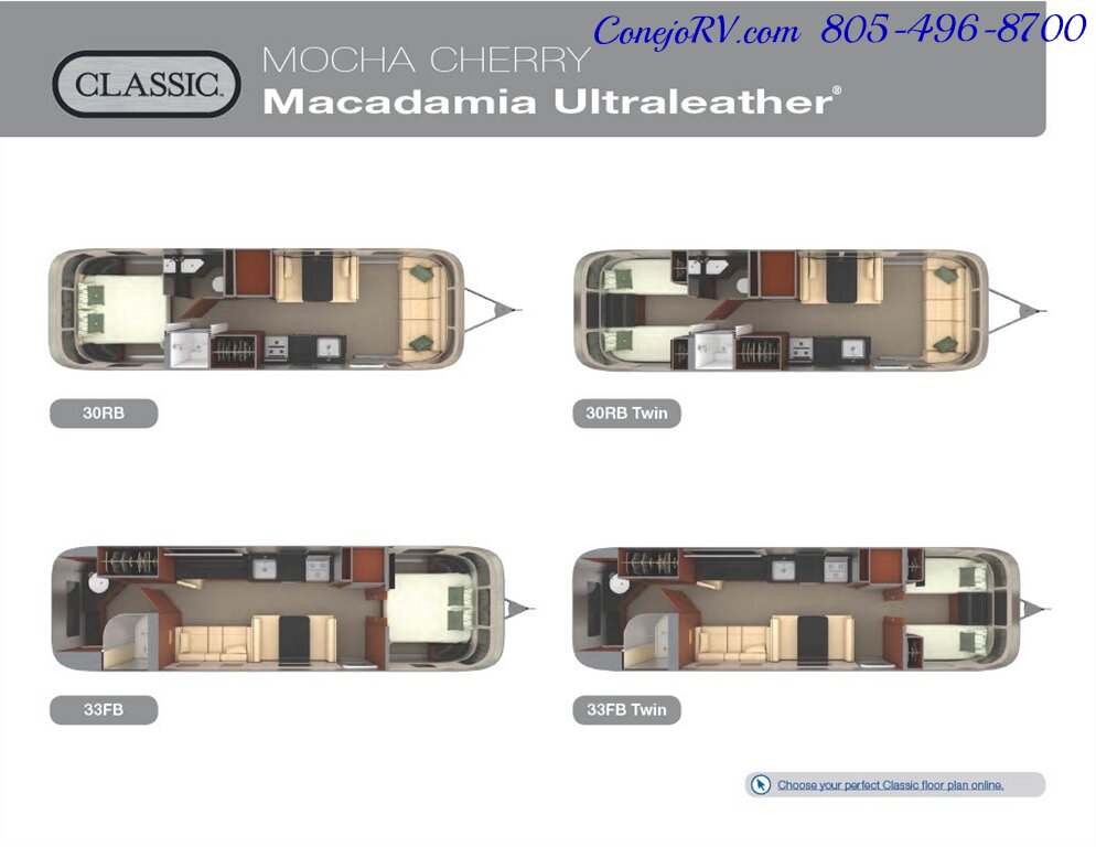 2020 Airstream Classic 33RB Theater Seats & Workspace Luxurious Travel Trailer   - Photo 52 - Thousand Oaks, CA 91360