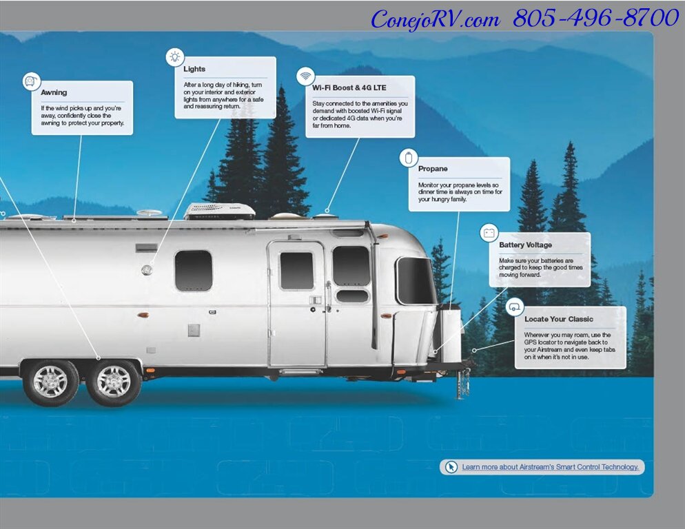 2020 Airstream Classic 33RB Theater Seats & Workspace Luxurious Travel Trailer   - Photo 49 - Thousand Oaks, CA 91360