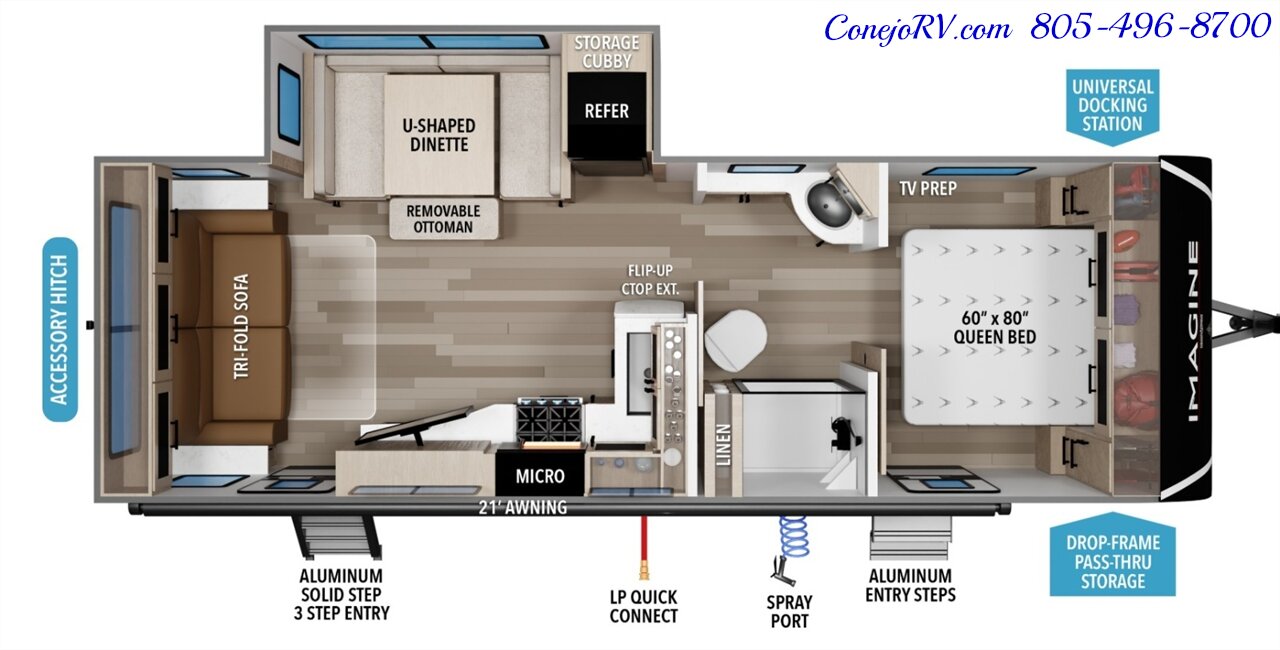 2024 Grand Design Imagine 2500RL Slide Out Rear Lounge   - Photo 35 - Thousand Oaks, CA 91360