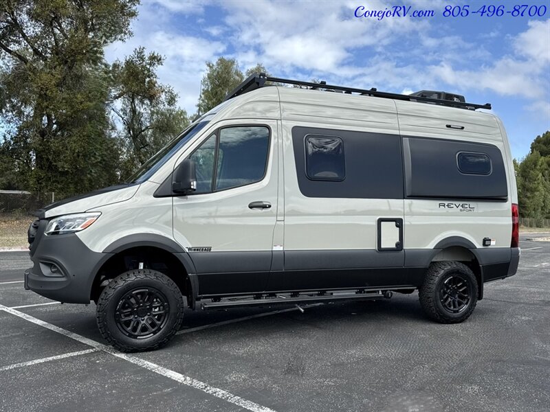 2025 Winnebago Revel Sport 44N AWD Sprinter Mercedes Turbo Diesel, 4.1kWh  Lithionics Lithium System