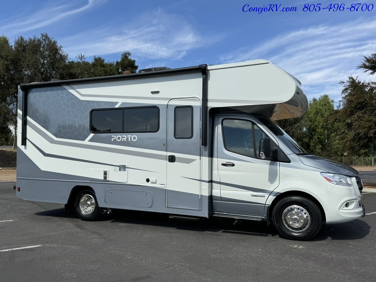 2025 Winnebago Porto 24P Full Wall Slide-Out Mercedes Turbo Diesel Full  Body Paint - Photo 3 - Thousand Oaks, CA 91360