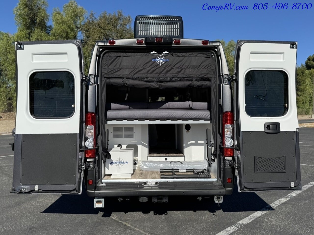 2025 Westfalia Wave 600AH Lithium System Folding Front Sofa Pop Top   - Photo 45 - Thousand Oaks, CA 91360